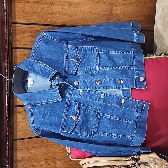 Avenue Jackets & Blazers - DENIM JACKET BY AVENUE SIZE 18